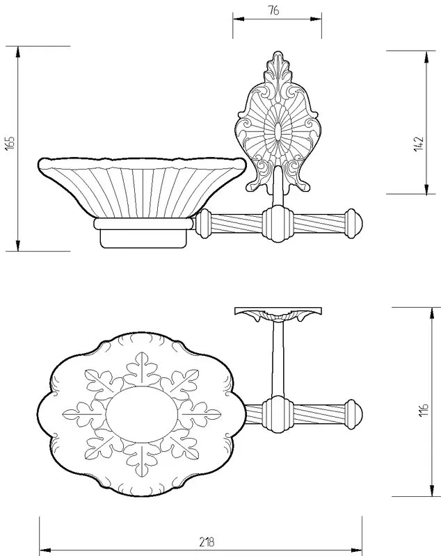 Мыльница Migliore Elisabetta 17020 хром Sancos — официальный сайт