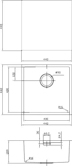 Мойка кухонная IDDIS Edifice EDI44B0i77 Sancos — официальный сайт