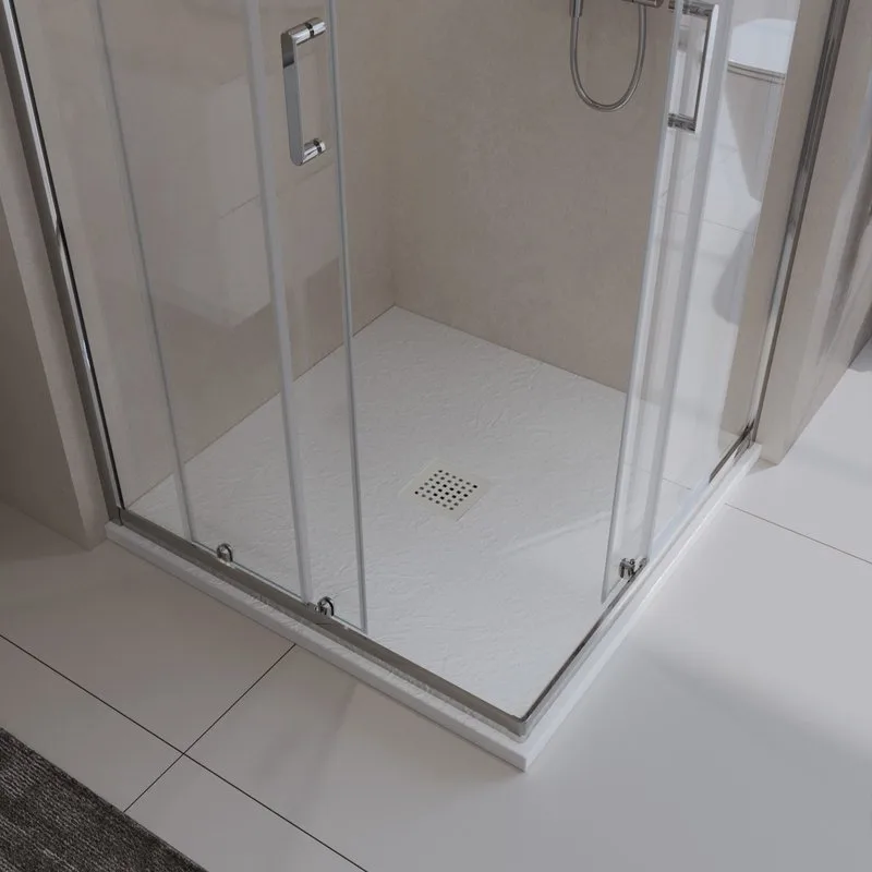 Поддон для душа BelBagno Uno TRAY-MR-UNO-A-80-35-W-BO 80х80, белый, с сифоном Sancos — официальный сайт