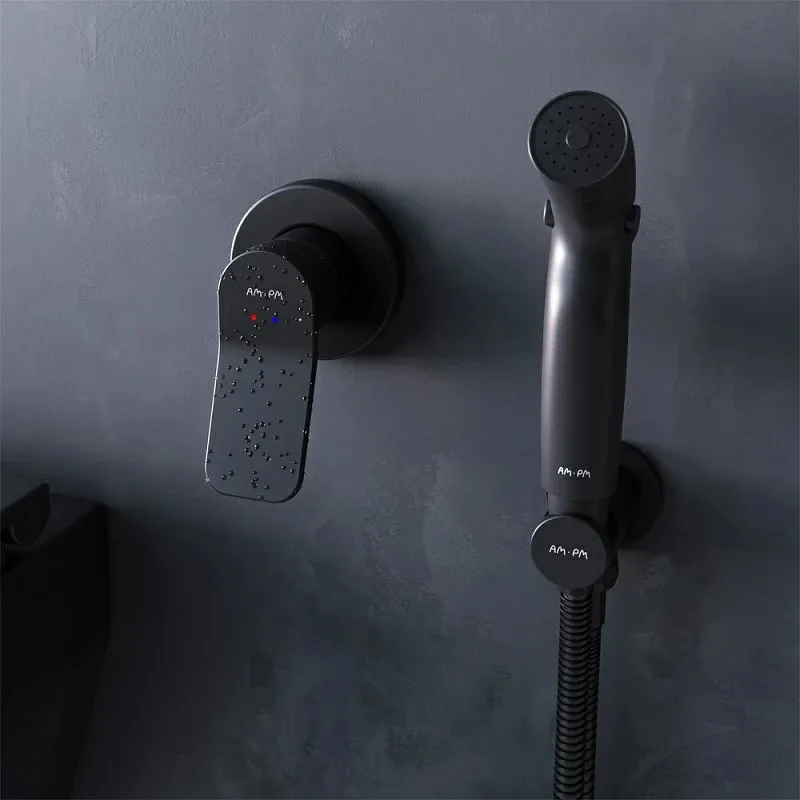 Гигиенический душ AM.PM X-Joy F40H85A22 С ВНУТРЕННЕЙ ЧАСТЬЮ, черный Sancos — официальный сайт