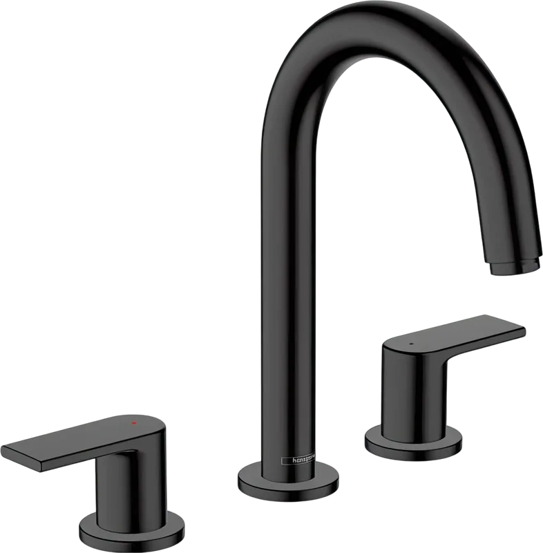 Смеситель для раковины Hansgrohe Vernis Shape 71563670 черный Sancos — официальный сайт