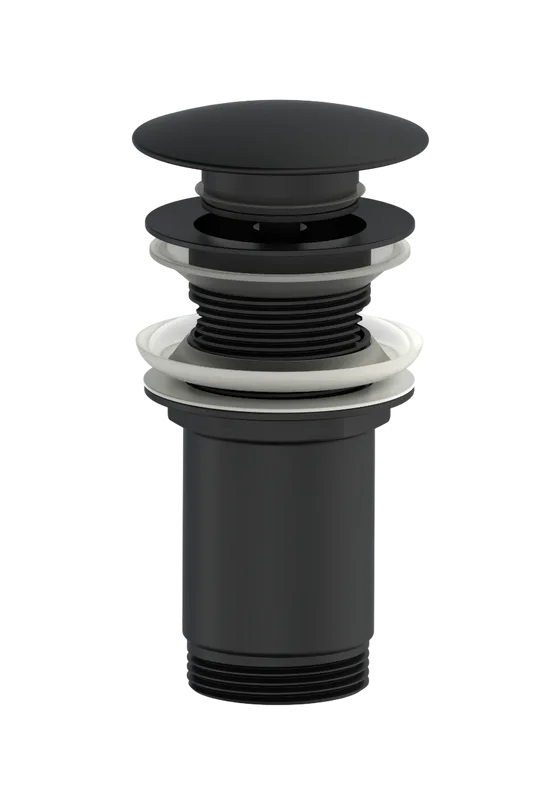 Донный клапан для раковины Wonzon & Woghand WW-88SS09-MB черный матовый Sancos — официальный сайт