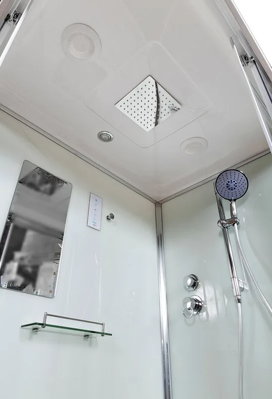 Душевая кабина DTO K402S 120х90, LED, профиль хром, стекло прозрачное Sancos — официальный сайт