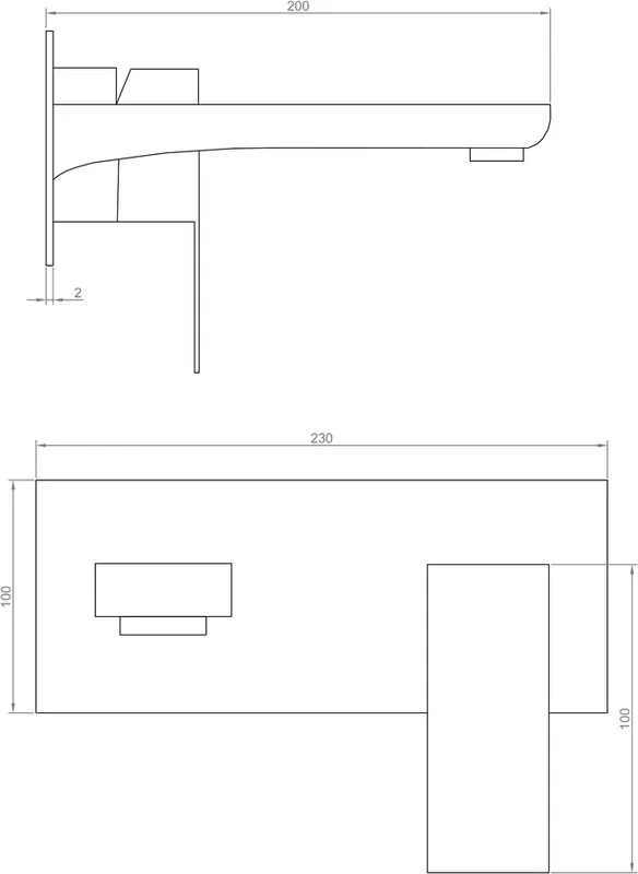 Смеситель для раковины RGW Shower Panels SP-46 С ВНУТРЕННЕЙ ЧАСТЬЮ, хром Sancos — официальный сайт