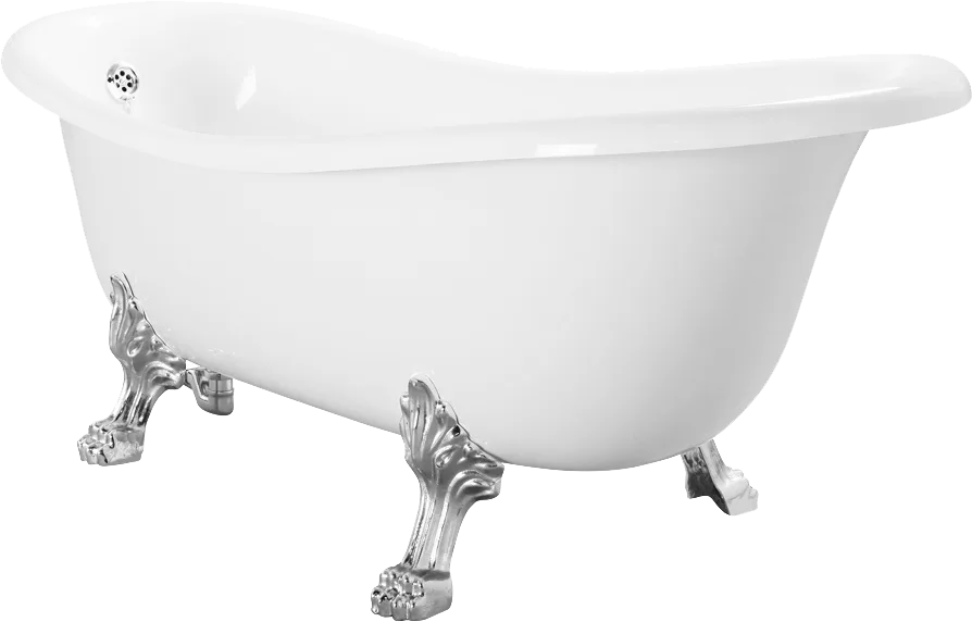 Ванна из искусственного камня Migliore Milady 26241 185x80 см, отдельностоящая, белая, овальная, с д Sancos — официальный сайт