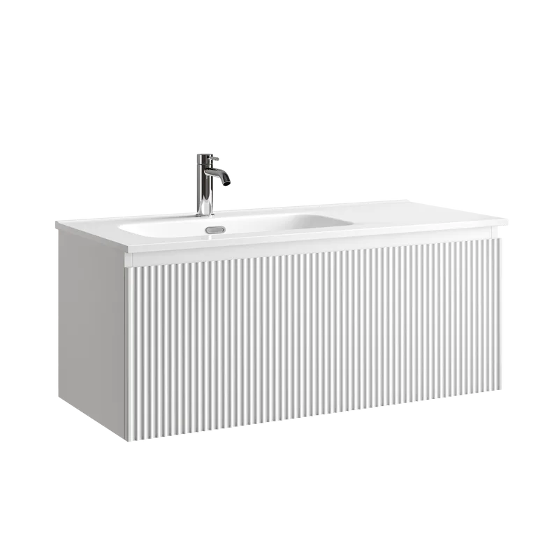 Тумба под раковину Sancos Snob R 1.0 100 подвесная Bianco (белый), SNR1.0100LW Sancos — официальный сайт
