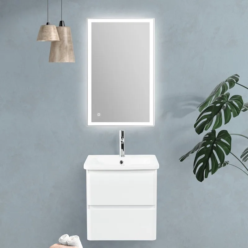 Тумба под раковину без столешницы BelBagno Albano-Cer 50 подвесная, bianco lucido Sancos — официальный сайт