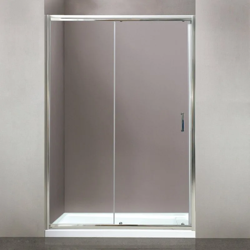 Душевая дверь в нишу BelBagno Uno 195 BF 1 155 C Cr стекло прозрачное Sancos — официальный сайт