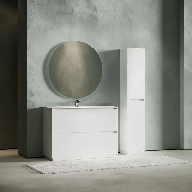 Тумба под раковину Sancos Libra Floor 120 напольный белый глянец, LB120F-1W Sancos — официальный сайт