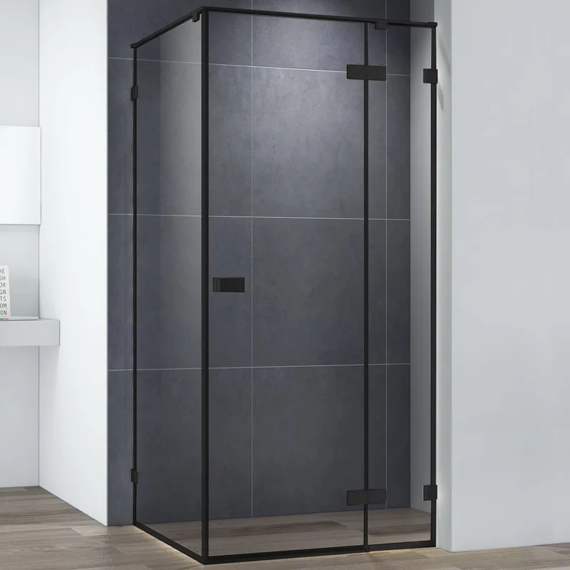 Душевой уголок Cezares Bellagio BELLAGIO-A-1-100-C-NERO 100х100, черный Sancos — официальный сайт