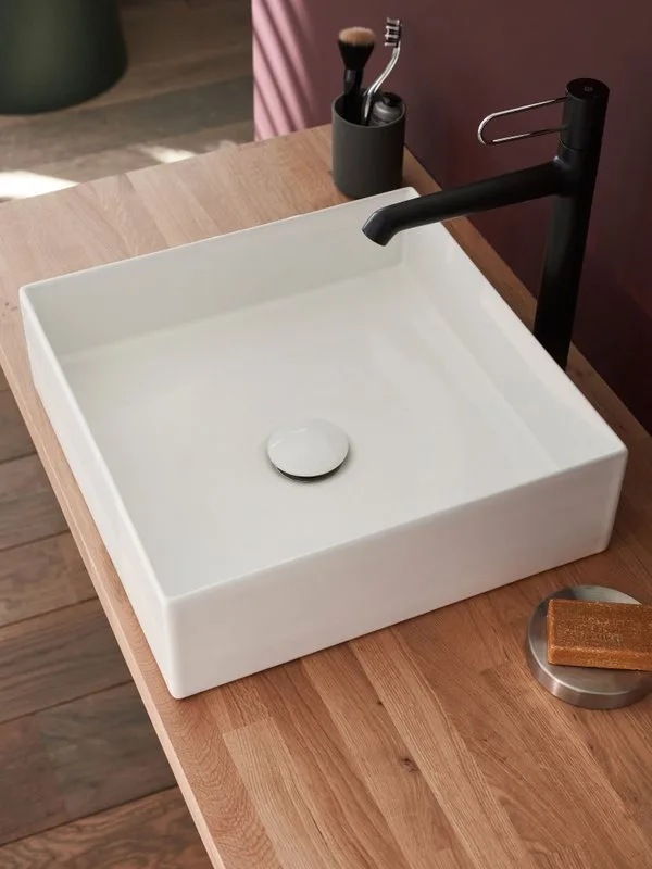 Накладная раковина Jacob Delafon Delta Pure E90011-0 белая Sancos — официальный сайт
