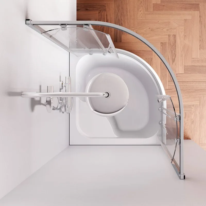 Душевой уголок AM.PM Gem Deep W90G-401A090WT 90x90 Sancos — официальный сайт