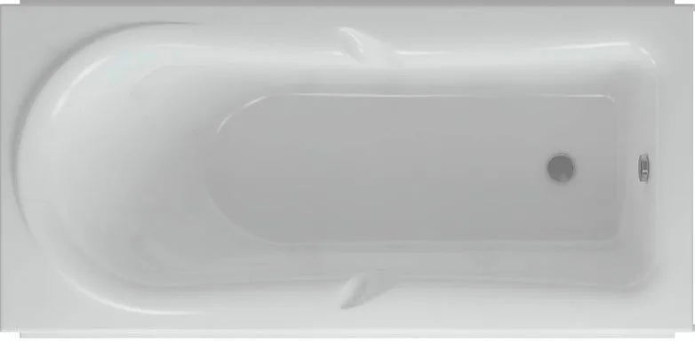 Акриловая ванна AQUATEK Леда LED170-0000047 170x80 см, пристенная, белая, с каркасом Sancos — официальный сайт