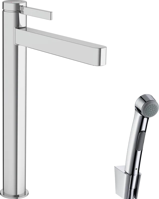Смеситель для раковины Hansgrohe Finoris 260 76220000 с гигиеническим душем, хром Sancos — официальный сайт