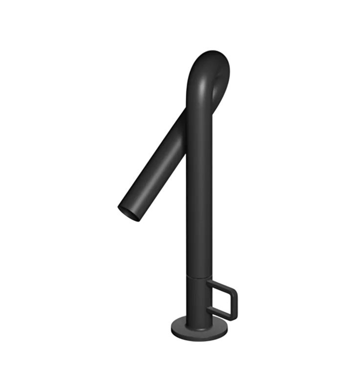 Смеситель для раковины Wonzon & Woghand Loop WW-111-00-508 черный матовый Sancos — официальный сайт