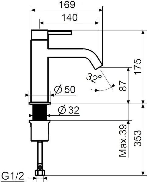 Смеситель для раковины Plumberia Selection Ixo XO0053OB брашированное золото Sancos — официальный сайт