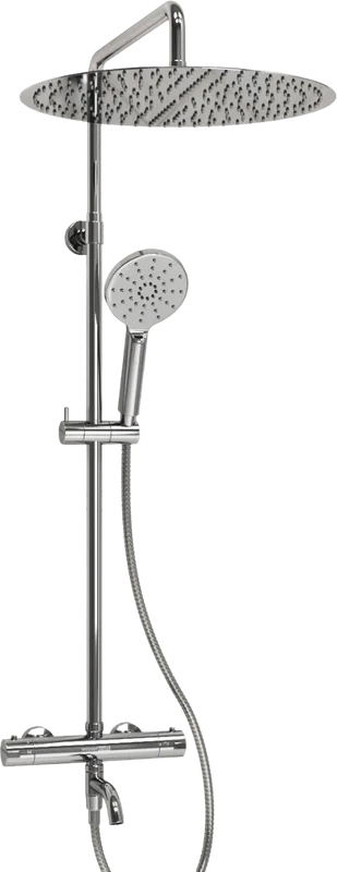 Душевая стойка Wasserkraft Berkel A188.117.127.010.CH Thermo, с термостатом, хром Sancos — официальный сайт