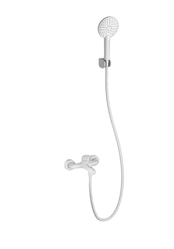 Смеситель для ванны с душем Wonzon & Woghand WW-4530-MW, матовый белый Sancos — официальный сайт