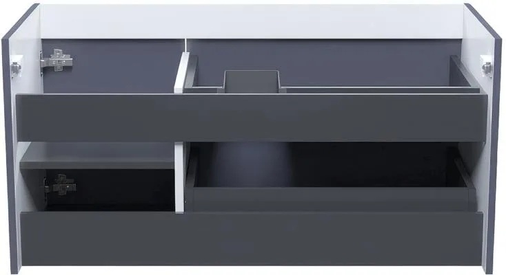 Тумба под раковину без столешницы IDDIS Edifice 100 подвесная, темно-серая Sancos — официальный сайт