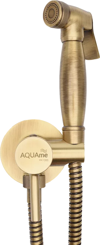 Гигиенический душ AQUAme AQM6010OB, со смесителем, С ВНУТРЕННЕЙ ЧАСТЬЮ, old bronze Sancos — официальный сайт