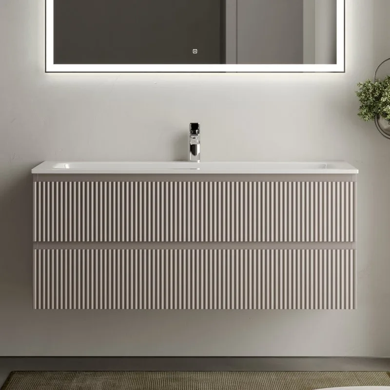 Тумба с раковиной Sancos Snob R 120 см, doha soft, раковина CN7017 Sancos — официальный сайт