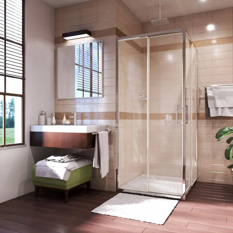Душевой уголок Wasserkraft Main 41S03 90x90 см Sancos — официальный сайт