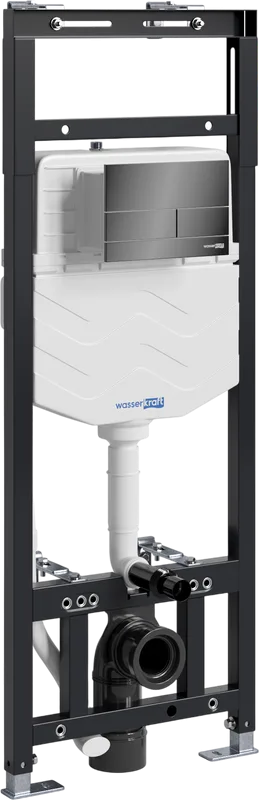 Система инсталляции для унитазов Wasserkraft Alme 15TLT.010.ME.PB04, с кнопкой смыва черной Sancos — официальный сайт