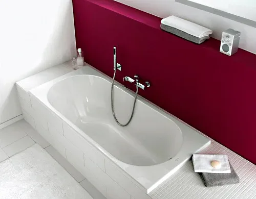 Акриловая ванна Villeroy & Boch Oberon UBQ170OBE2V-01 170x75 см, встраиваемая, на ножках Sancos — официальный сайт