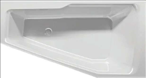 Акриловая ванна Riho Rething Space B114001005 L без опоры 170x90 см, угловая, левая, встраиваемая Sancos — официальный сайт