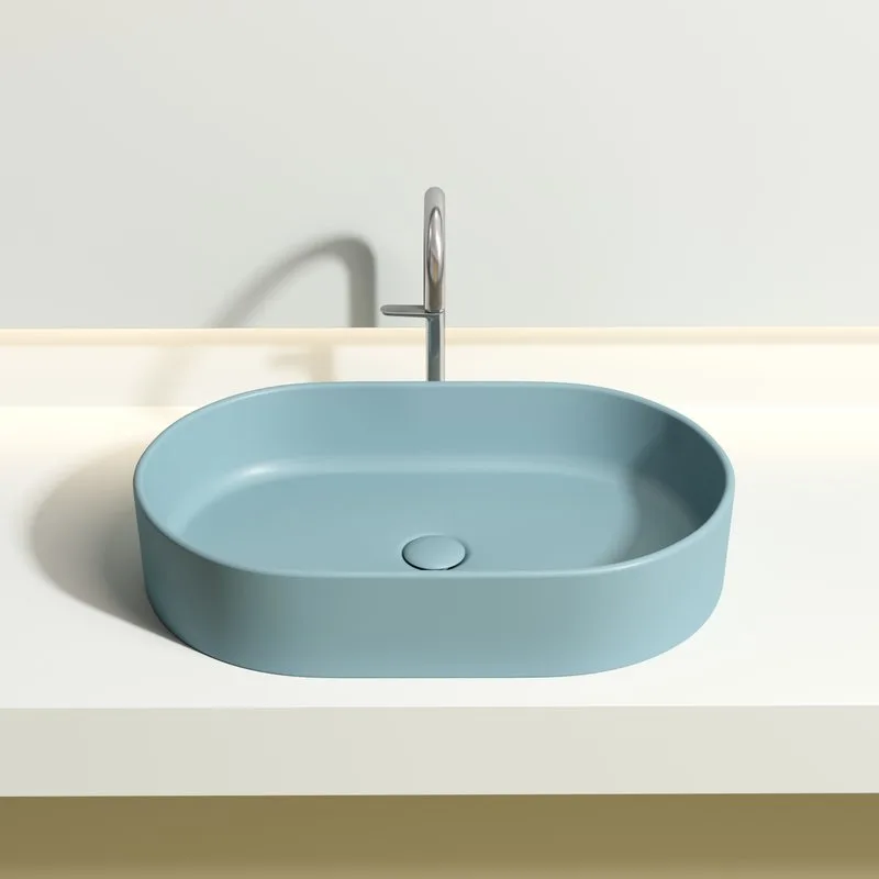 Накладная раковина Ceramicanova Element CN6048MLG зеленая матовая Sancos — официальный сайт