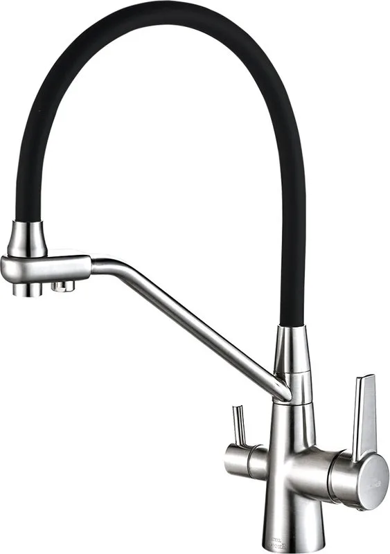 Смеситель для кухни Steel Hammer SH 903-6 Cr с гибким изливом Sancos — официальный сайт