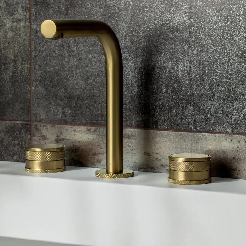 Смеситель для раковины Boheme Prestige 152-MG-PR матовое золото Sancos — официальный сайт