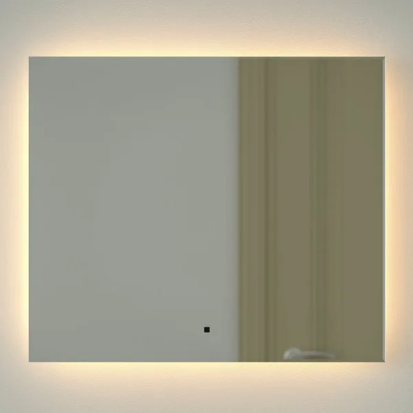 Зеркало Defesto Glow DF 2516RH 70х60 с LED-подсветкой, 3000 K, инфракрасный выключатель