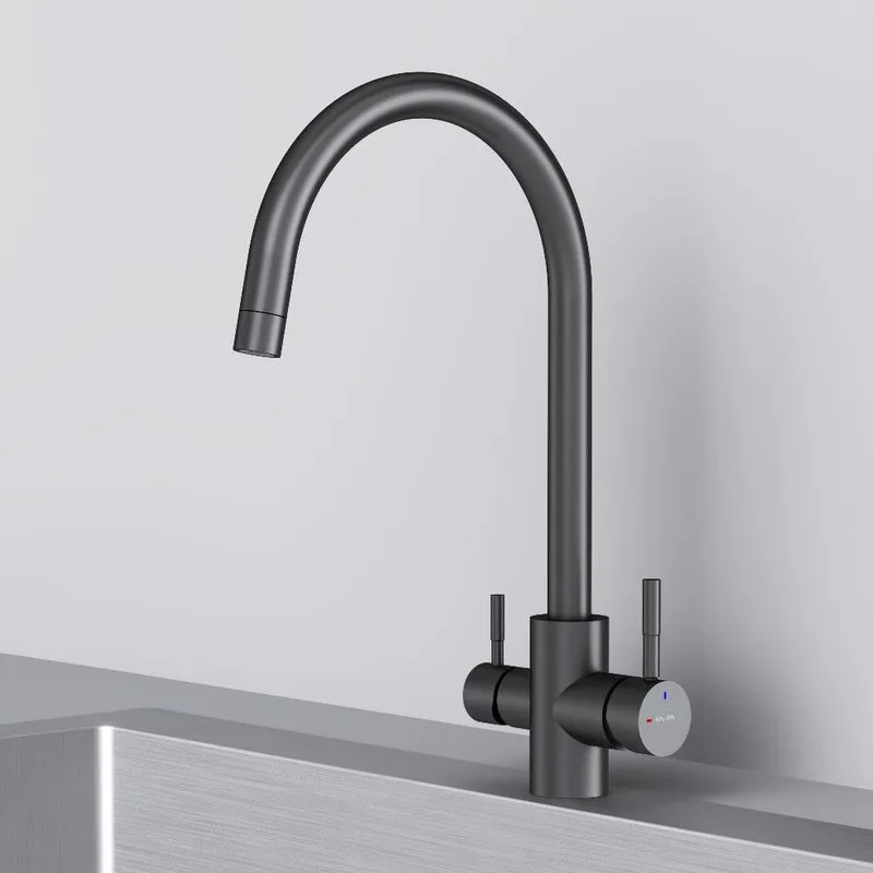 Смеситель для кухни AM.PM X-Joy S F85B07722, черный Sancos — официальный сайт