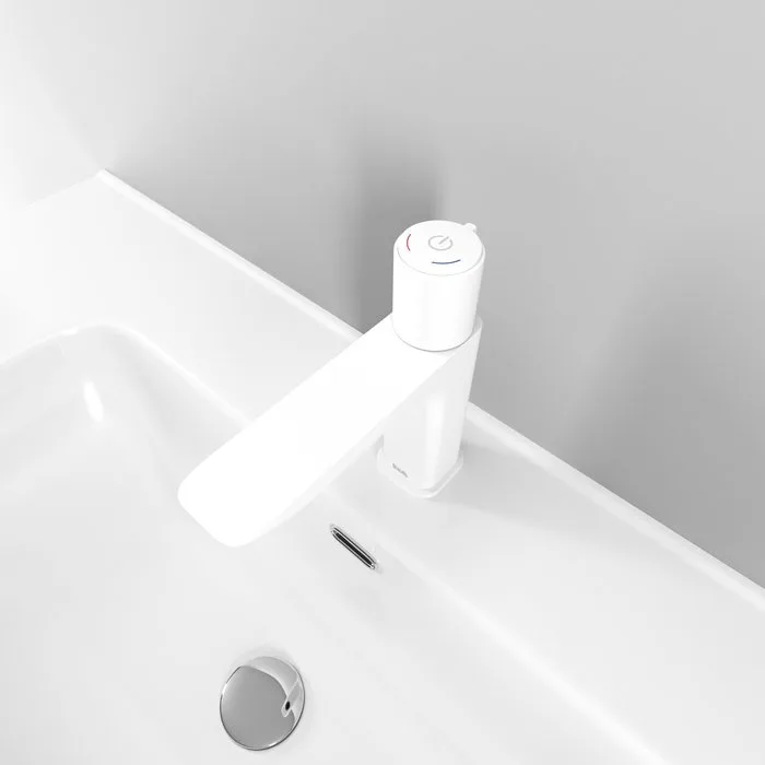 Смеситель для раковины IDDIS Slide SLIWTBTi01 белый Sancos — официальный сайт