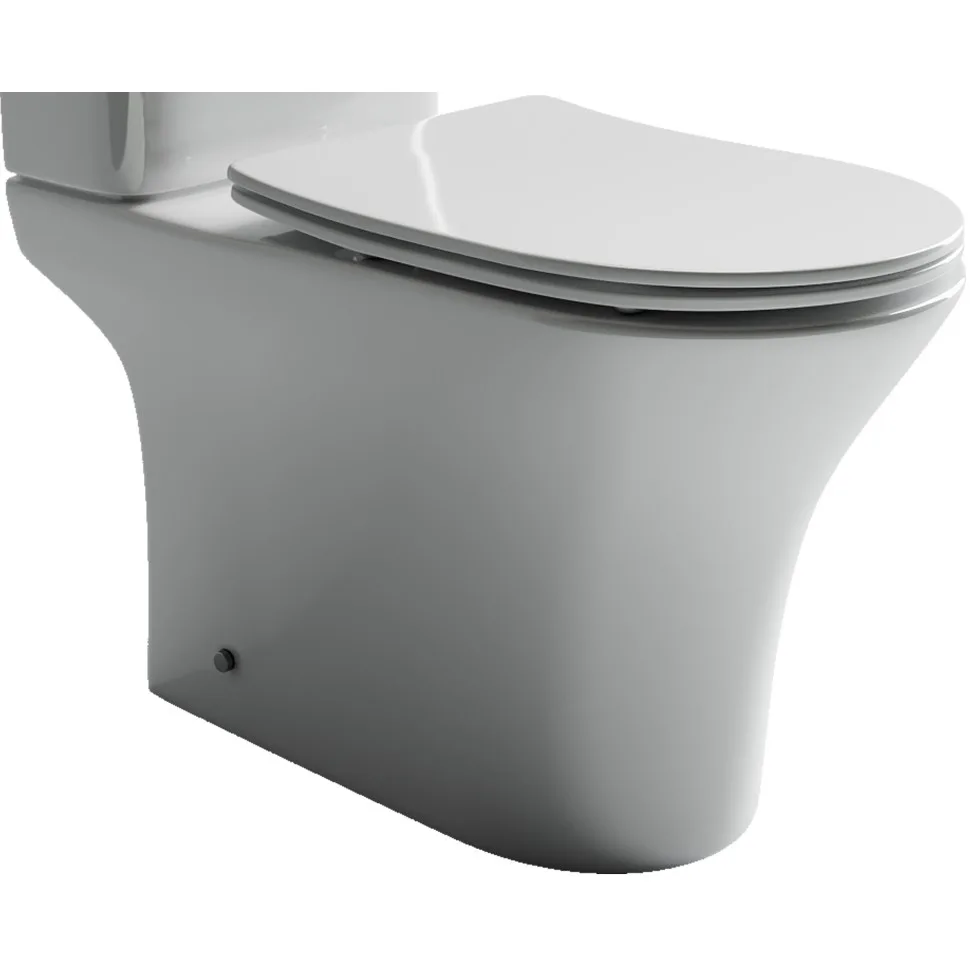 Чаша для унитаза-компакта Ceramicanova Fortuna Rimless CN9001-B с микролифтом Sancos — официальный сайт