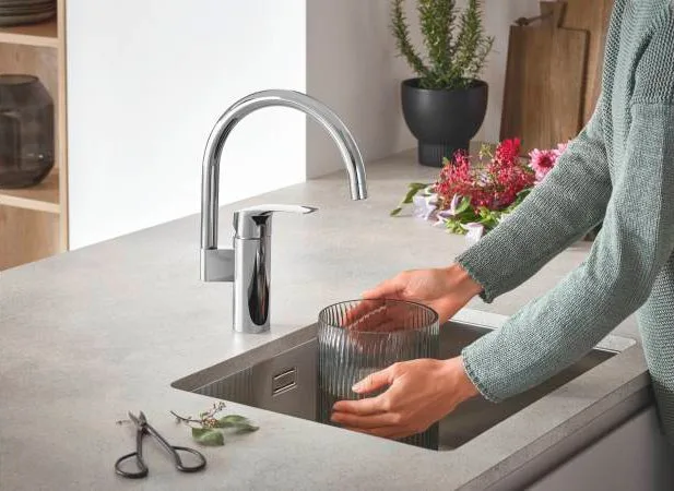 Смеситель для кухни Grohe Eurosmart 33202003 Sancos — официальный сайт