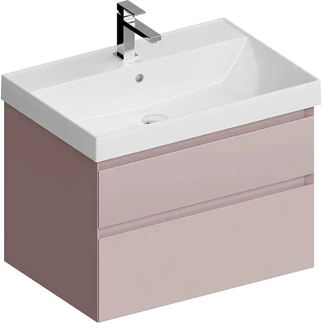 Тумба под раковину без столешницы KERAMA MARAZZI Cubo 70 мальва матовая Sancos — официальный сайт
