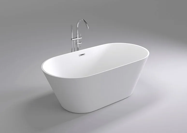 Акриловая ванна Black&White Swan SB103 170x80 см, отдельностоящая, белая, овальная, с каркасом, со с Sancos — официальный сайт