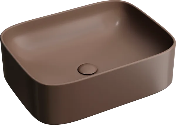 Накладная раковина Ceramicanova Element CN6052MDB темно-коричневая матовая Sancos — Оригинал