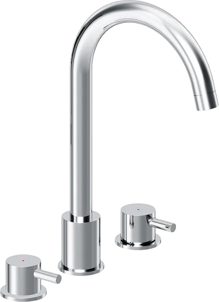 Смеситель для раковины Damixa Scandinavian Pure 360200000 хром Sancos — Оригинал