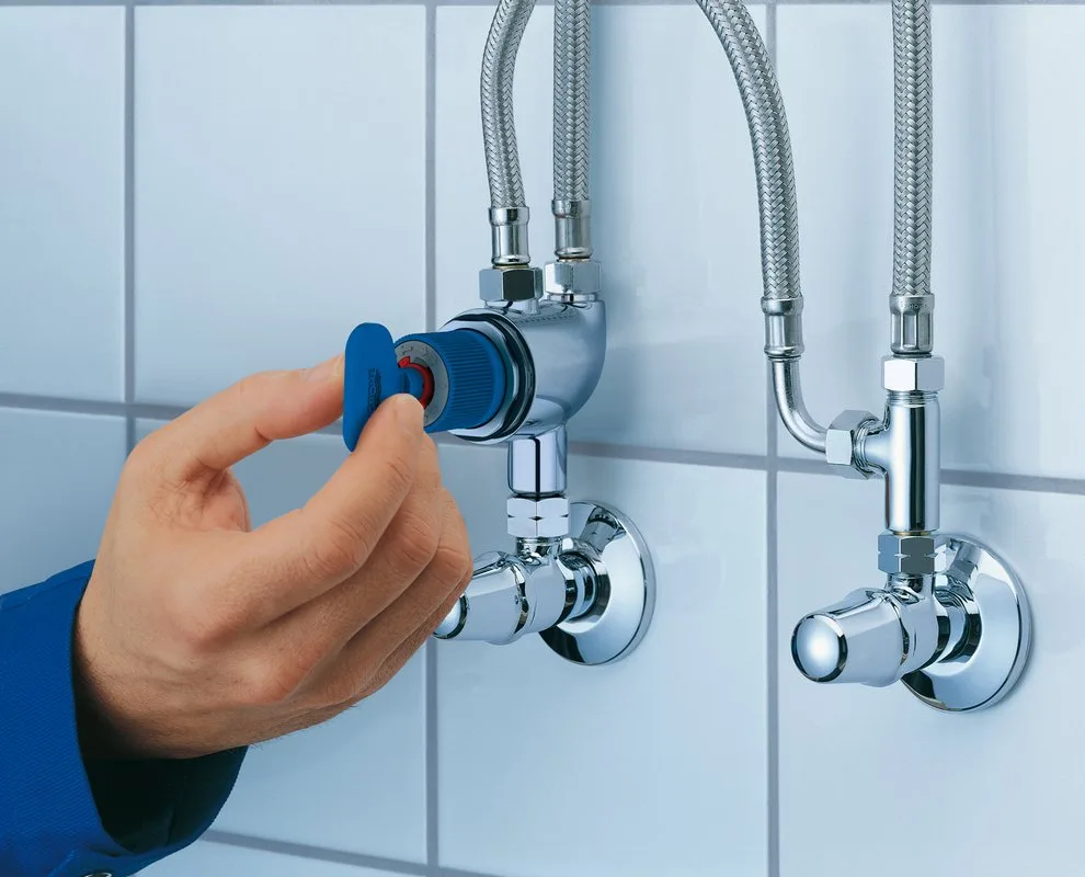 Термостатический смеситель Grohe Grohtherm Micro 34487000 для раковины Sancos — официальный сайт