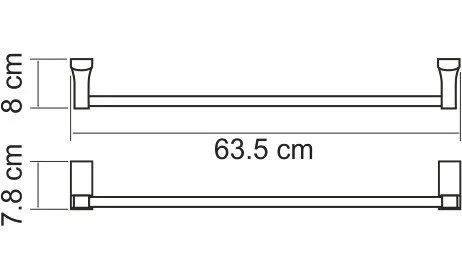 Полотенцедержатель Wasserkraft Lopau K-6030 Sancos — официальный сайт