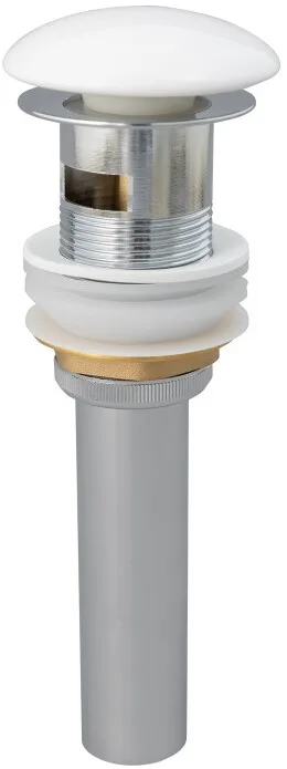 Донный клапан для раковины Splendy AA3071YURKW с переливом, белый глянец Sancos — официальный сайт