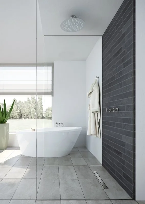 Душевой трап (лоток) VitrA Eco-Flow, 60 см, горизонтальный сифон, матовый хром Sancos — официальный сайт