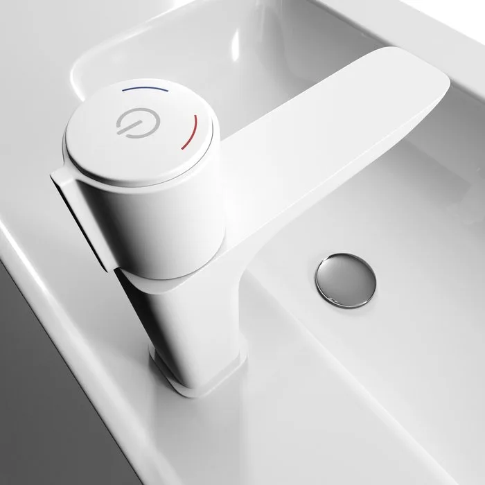 Смеситель для раковины IDDIS Slide SLIWTBTi01 белый Sancos — официальный сайт