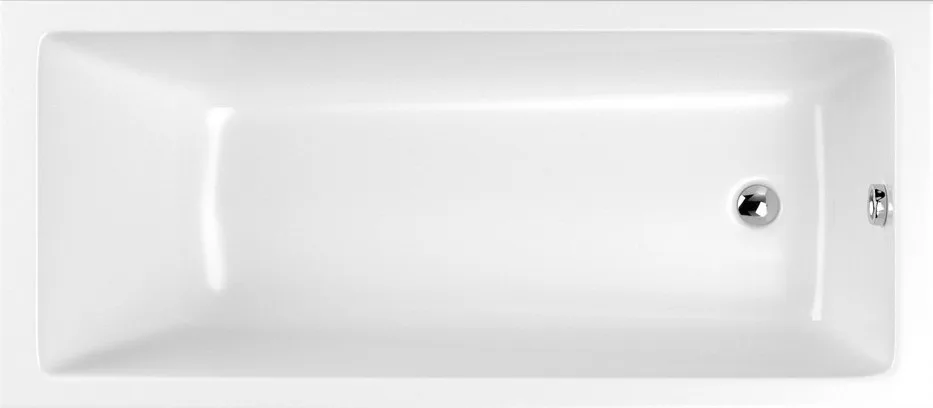 Акриловая ванна WHITECROSS Wave Slim 160x70 см, встраиваемая, белая Sancos — официальный сайт