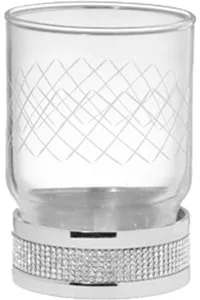 Стакан Boheme Royal Cristal Chrome настольный Sancos — официальный сайт
