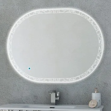 Зеркало Cezares 100х75 c LED-подсветкой touch system Sancos — официальный сайт