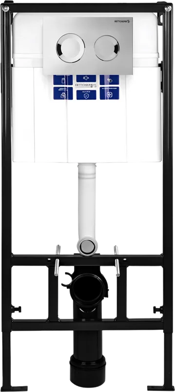 Кнопка смыва BETTOSERB Sava Fix Slim Sitnica 40006469 хром глянец Sancos — официальный сайт